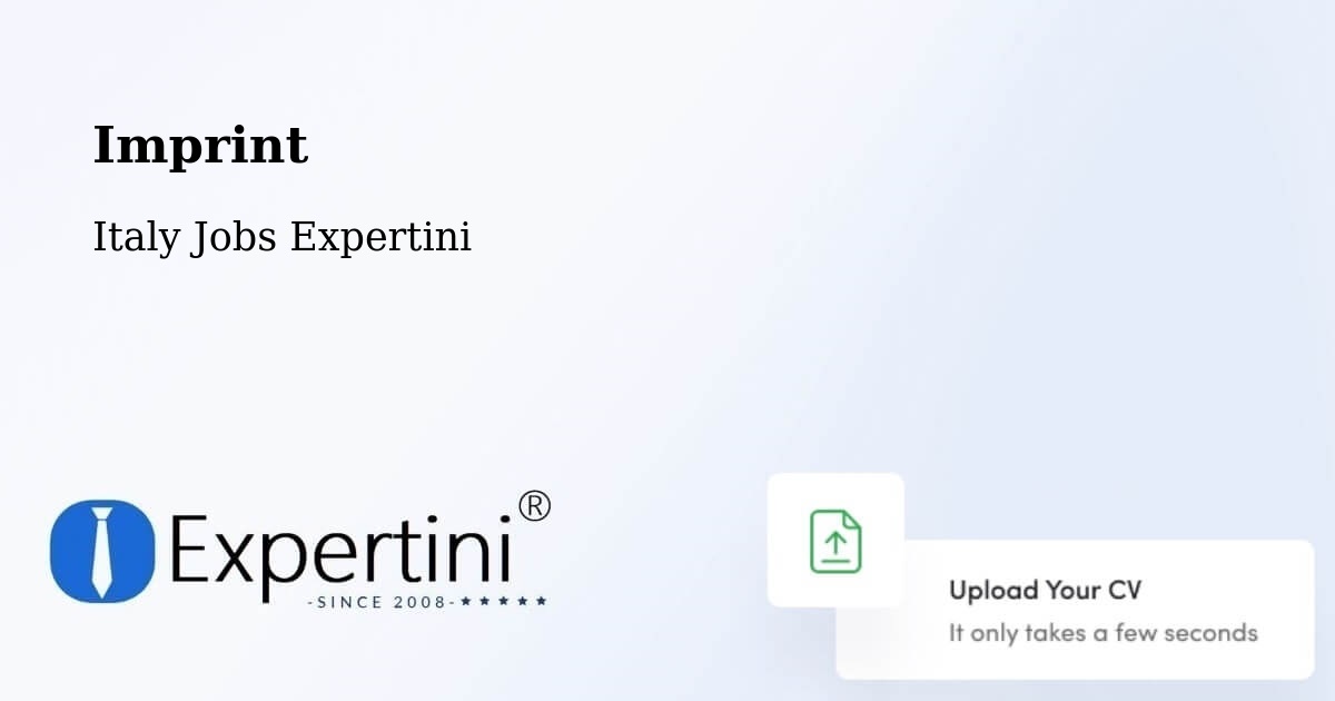 Imprint - Italy Jobs Expertini